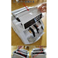 紙幣計数機 黒 紙幣カウンター付き PSE認証 1年保証 適格請求書対応 Bill Counter 日本語操作パネル 日本語表記 お札カウンター マネーカウンター