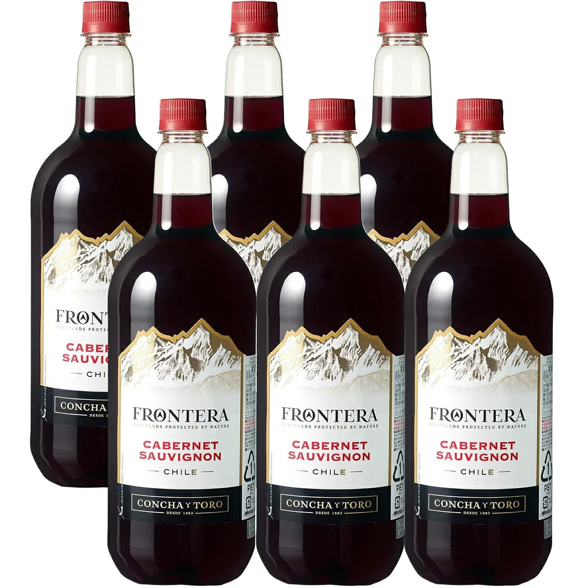 【送料無料】コンチャ・イ・トロ フロンテラカベルネ・ソーヴィニヨン 1500ml 1.5L×6本【北海道・沖縄県・東北・四国・九州地方は必ず送料が掛かります】