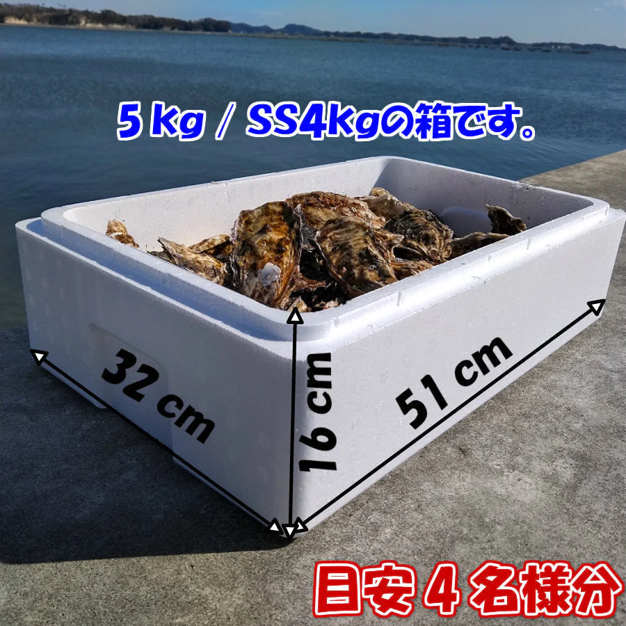 牡蠣 ５ｋｇ  宮城県産 無選別牡蠣 カキ 加熱用 松島牡蠣屋