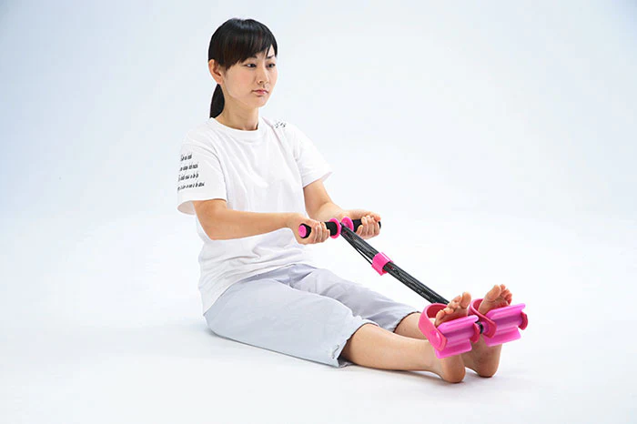 【パープル】ウェスト ダイエット シェイプアップトレーナー 富士商 くびれ 痩せ 背筋 腹筋運動
