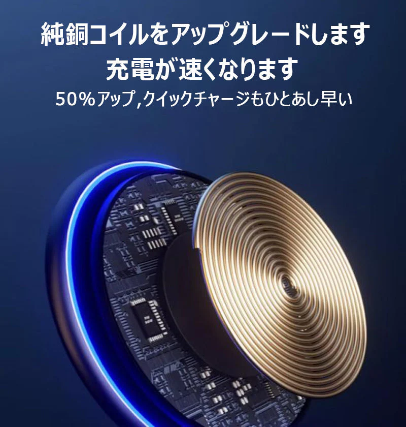 充電器 Qi ワイヤレス 発熱対策 急速 無線 充電 PSE認証  超薄型 軽量 多重保護 車載 ワイヤレスチャージャー スマホ充電器 置くだけ充電 カラー：ブラック