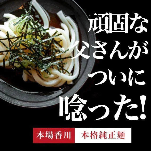 頑固父さんが唸る讃岐生うどん 【普通麺】 9食セット (麺300g×3袋 ) 送料無料 香川県 産地直送 お試し フード おすすめ グルメ食品 人気 ポスト投函 お取り寄せ おつまみ