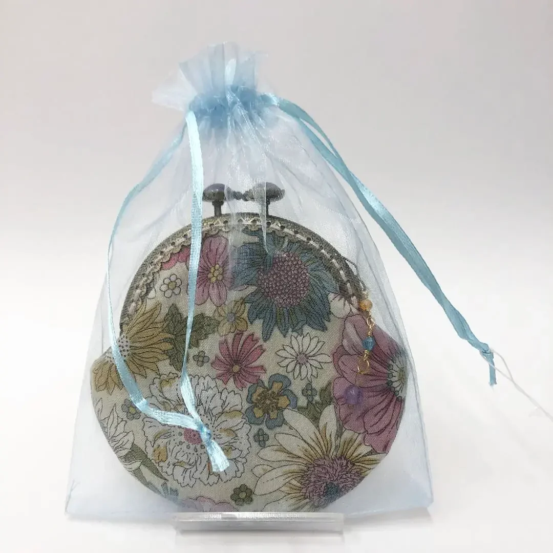 レディース 財布 ガマ口 がま口 花柄 フラワープリント