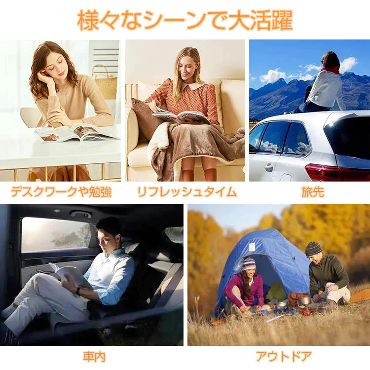 【送料無料】フットヒーター 「ブラック」 フットウォーマー 足温器 電気 防寒 暖房 足元 ヒーター USB ny563-bk