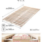 【ダブル】すのこマット ロール式 すのこベッド 折りたたみ シングル セミダブル ダブル ロールタイプ シングルベッド セミダブルベッド ダブルベッド ベッド 布団干し 巻く ロール 寝具 来客用 すのこ 布団 折り畳み 除湿シート 除湿マット