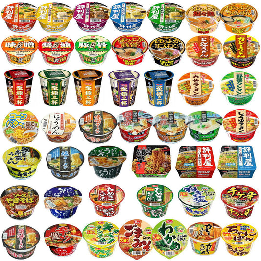 にぎわい広場 カップ麺  レギュラーサイズ 大盛サイズ 焼きそば  混ざった50個セット