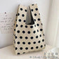【ドットB】SNS大人気 ニットマルシェバッグ  レディース 小さめ ニットバッグ 韓国 ミニバッグ ハンドバッグ トートバッグ おしゃれ【カウシェファーム収穫対象商品】