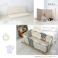 【アイボリー】プレイマット 折りたたみ 床暖房対応 4cm 厚手 防水 180cm×90cm 安全検査済み コンパクト ノンホルム 大判 高密度 マット お昼寝 厚手 軽量 体操 ヨガ トレーニング おしゃれ ベビー 赤ちゃん 子供 子供用 99.9%抗菌 抗菌 抗菌仕様