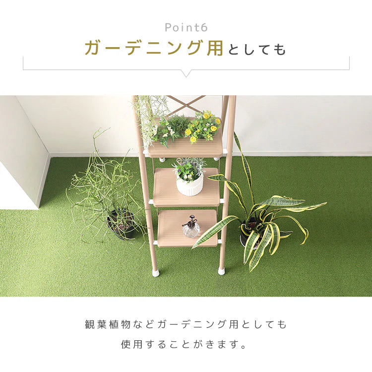 【ホワイト】踏み台 脚立 折りたたみ おしゃれ 4段 ステップ台 ステップチェア 折りたたみステップ ステップスツール スツール ディスプレイラック 棚 ステップラダー ステップスツール 大掃除 洗車台 はしご 梯子 滑り止め 持ち手 手すり