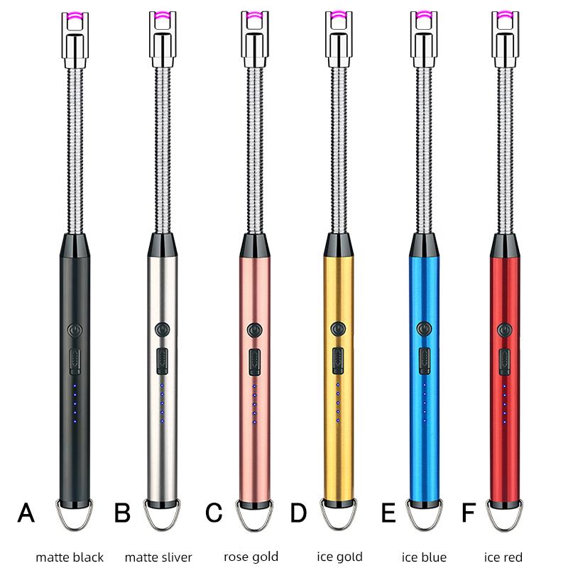 ライター usb 充電式 小型 電子ライタープラズマ 防風 プレゼント 電子 曲がる フレキシブル 喫煙具 キャンドル 誕生日 贈り物 ギフト w232D(ゴールド)