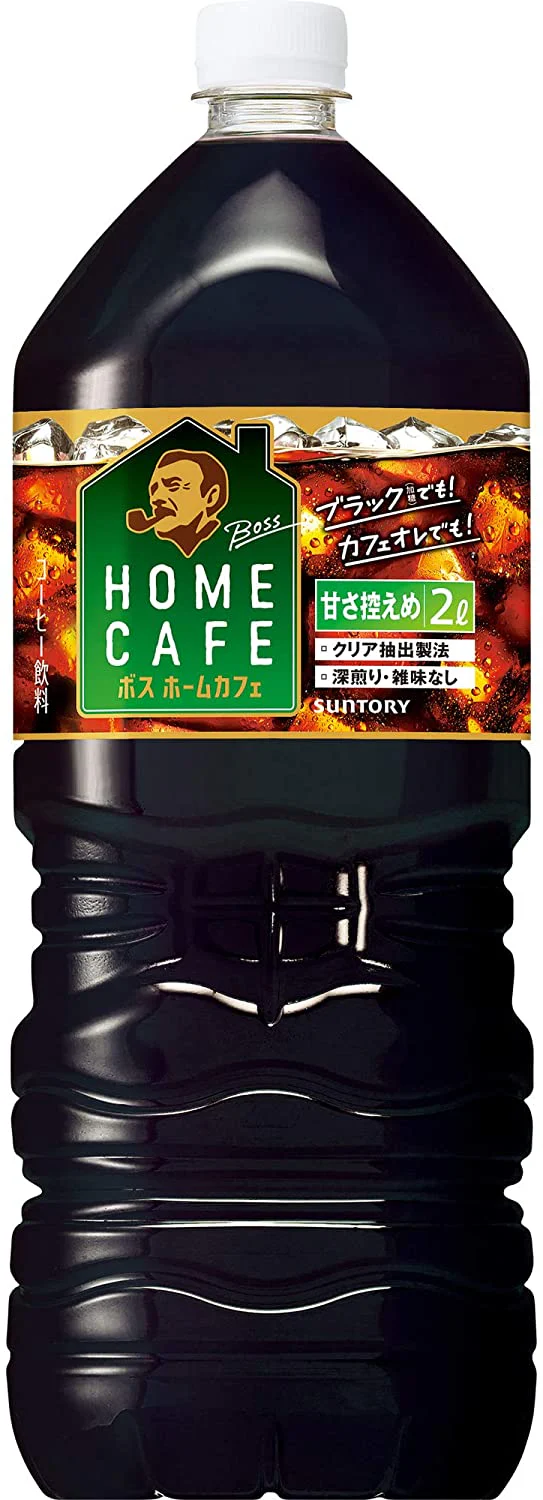 【送料無料】サントリー ボス ホームカフェ 甘さ控えめ 2000ml 2L×12本
