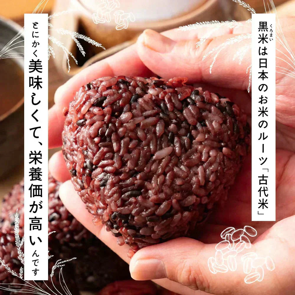 雑穀 雑穀米 国産 黒米 2.4kg(400g×6袋) ファミリーサイズ 無添加 無着色 送料無料 古代米 くろまい こくまい ダイエット食品 置き換えダイエット