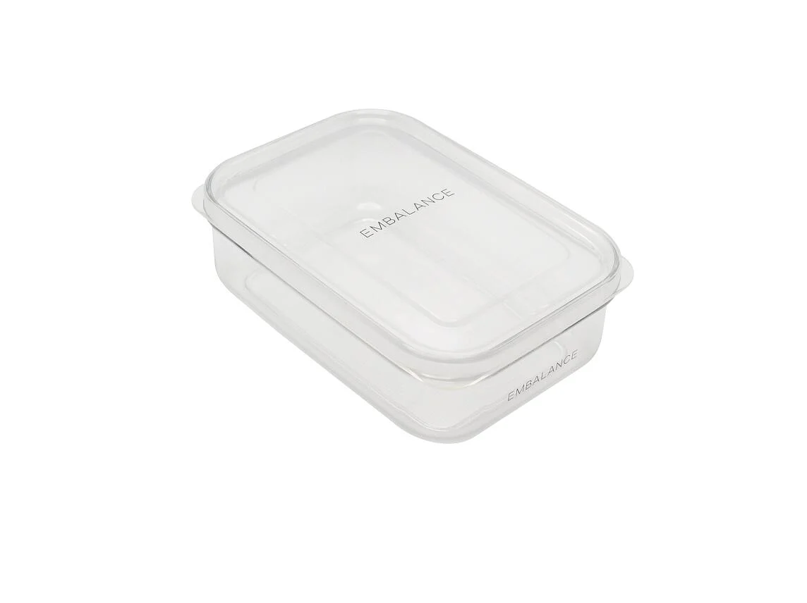 エンバランス クリアコンテナ S 620ml 1個 角型 鮮度保持容器 EMBALANCE CLEAR CONTAINER