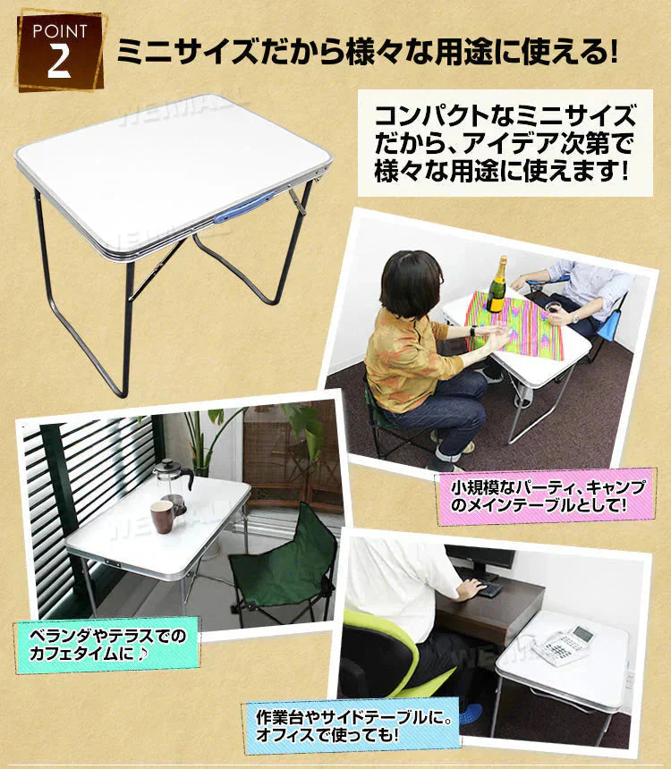 レジャーテーブル 折りたたみ テーブル 幅 70cm 軽量 アルミ製 アウトドア 折りたたみ テーブル アウトドア テーブル キャンプ テーブル ピクニックテーブル アウトドアテーブル 運動会 お花見 BBQ キャンプ MERMONT