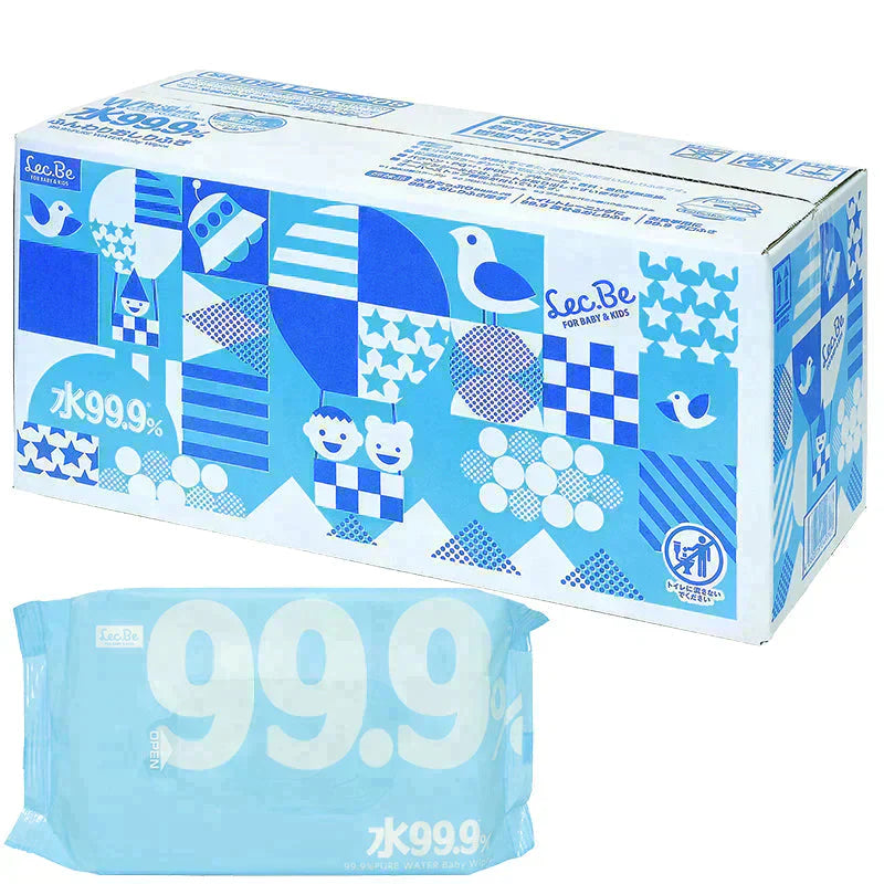 純水99.9％ ベビー用 ふんわり おしりふき 80枚×20個 (1,600枚)【限りなく水に近く肌にやさしい】日本製【最安値に挑戦】