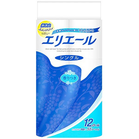 トイレットペーパー エリエール シングル55m 12ロールＸ6パック