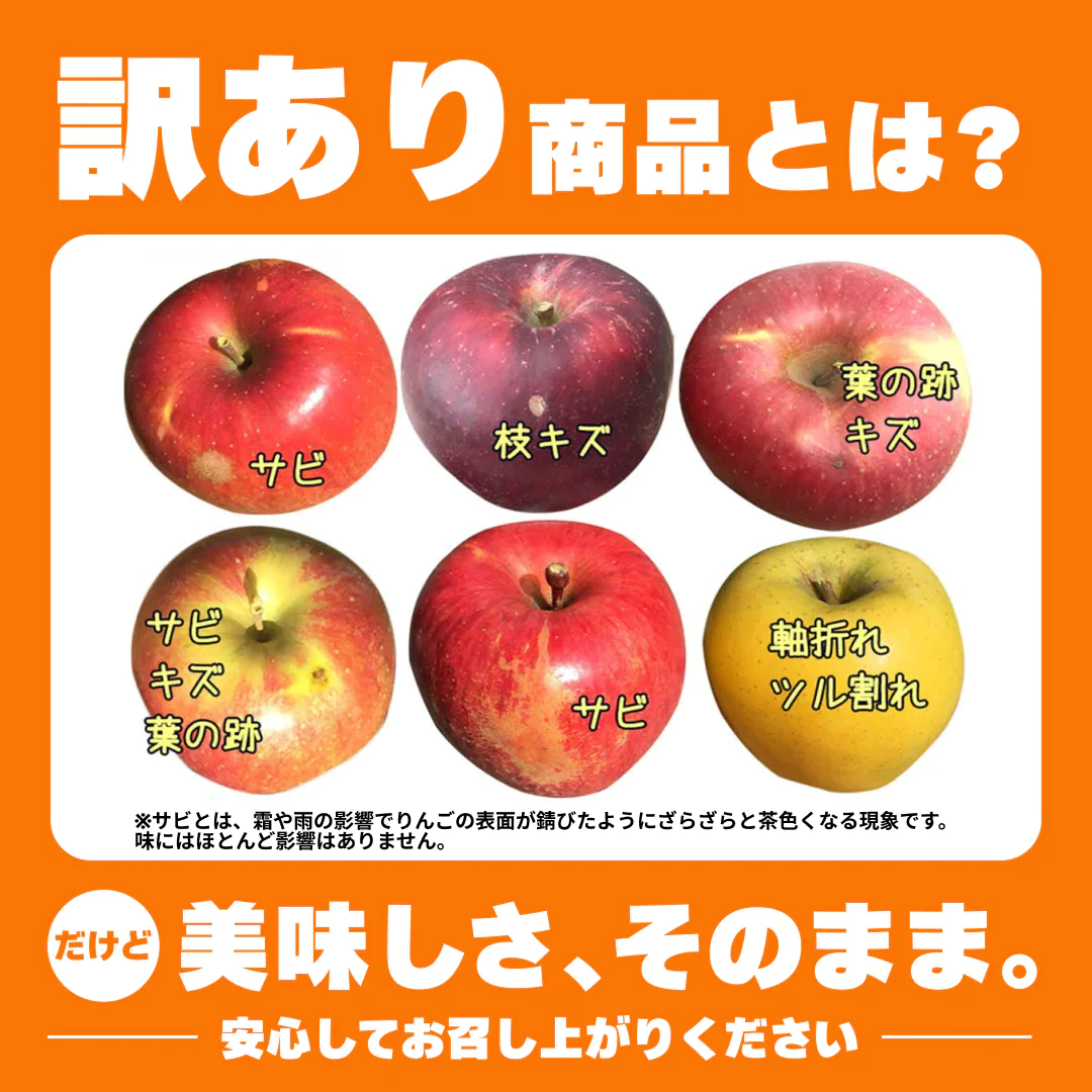 【2023年産予約開始！数量限定！】シナノスイート 訳あり 約2.5kg(6-14玉) やさしい甘さでジューシー！10月中旬頃発送開始予定 #YAS0B025