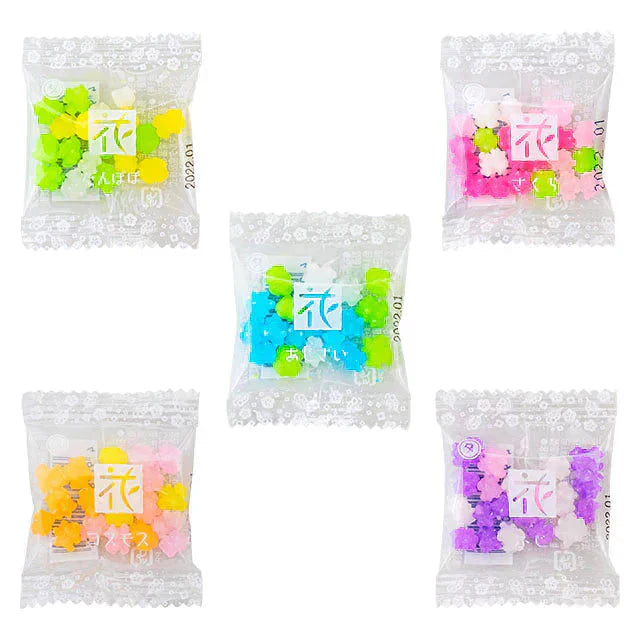 【 花金平糖 4g 100個セット 】金平糖 こんぺいとう コンペイトウ 和菓子 中華菓子 お菓子 駄菓子 大人買い 業務用 大量 メール便 ポスト投函 ばらまき おやつ