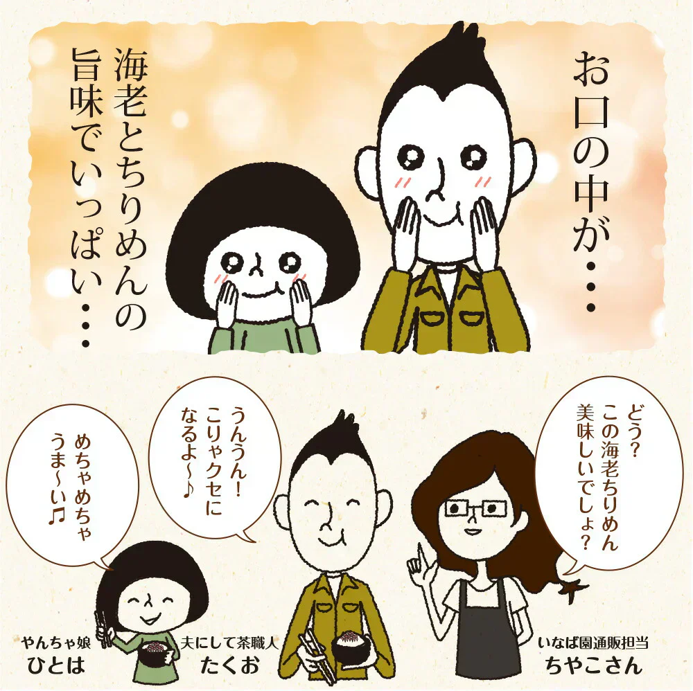 【2個セット】日本橋いなば園 海老ちりめん 30g メール便送料無料