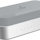 3ee Alpha 01 ワイヤレス イヤホン Bluetooth マイク付き (ライトグレー) M【エコ得】