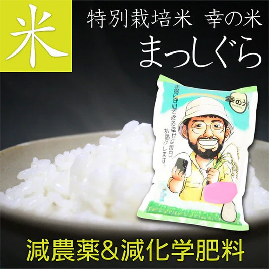【白米】特別栽培米 減農薬&減化学肥料 お米 まっしぐら5kg