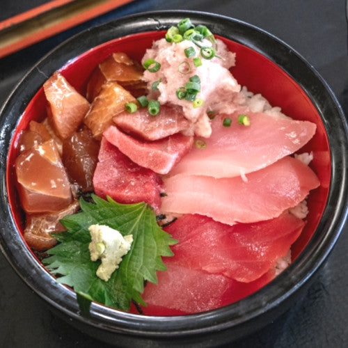 天然メバチ鮪　赤身/中トロ　ブロック　約2kg  豊洲加工（訳あり/形大きさ不揃い）