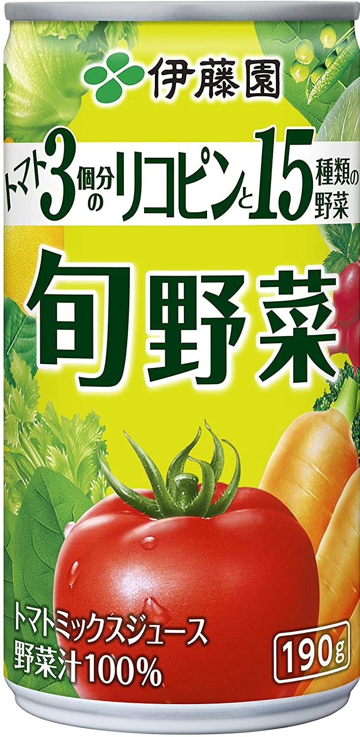 【送料無料】伊藤園 旬野菜 190g×60本トマトジュース トマト飲料  ITOEN  とまと tomato
