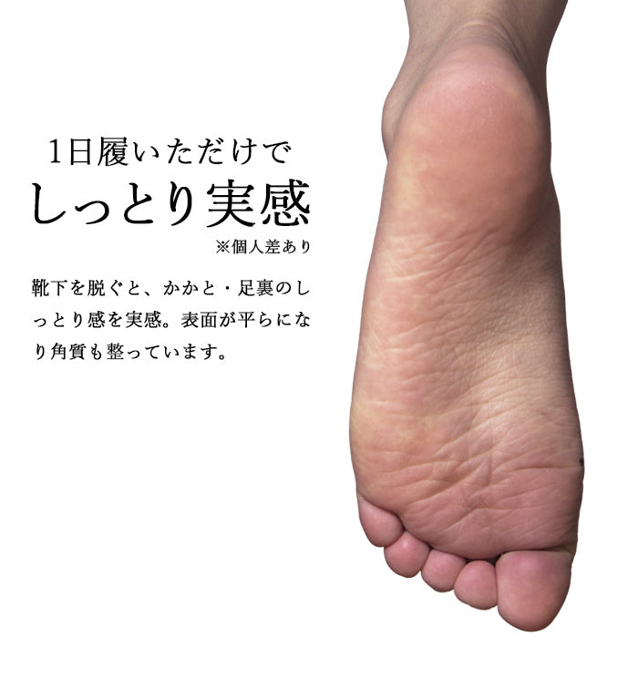 【グレー】メンズ かかとツルツル かかとケア 靴下 ソックス メンズ 男性 角質ケア クルーソックス 日本製 24~26cm / ビジネス フォーマル カジュアル 普段使い