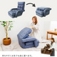 【予約商品：9月中旬（～20日までに発送）】【ブラウン】座椅子 肘掛け 腰痛 リクライニング ハイバック 日本製ギア 折りたたみ コンパクト 収納 1人用ソファ ウレタン ファブリック素材 クッション付き リクライニングチェア テレワーク 在宅ワーク 座いす 座イス コンパクトソファ フロア