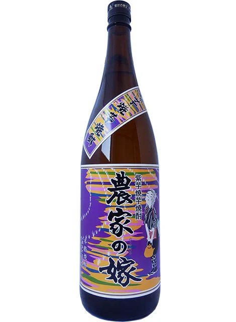 【送料無料】霧島町蒸留所 紫芋焼き芋焼酎 農家の嫁 25度 1.8L 1800ml×6本【北海道・東北・四国・九州地方は別途送料がかかります】