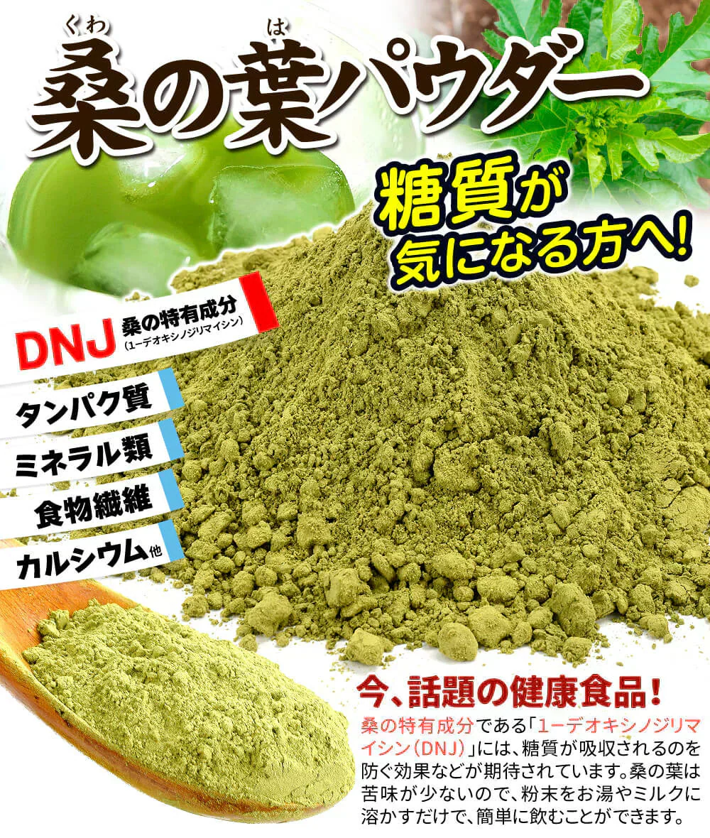 インド産 桑の葉パウダー 100g×1袋