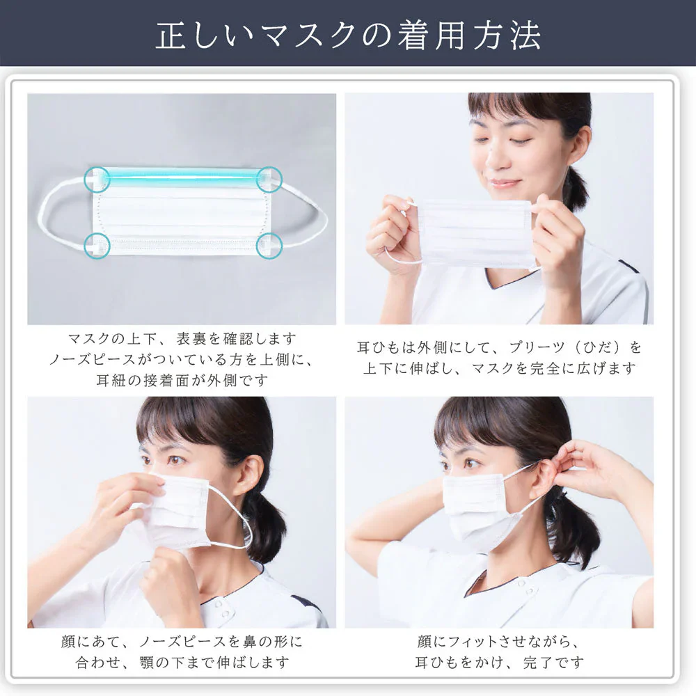 メディコム クラスメディカル プラスリラックス 口元ゆったり さらさら不織布 ホワイト 個包装 普通サイズ 40枚入り X4箱