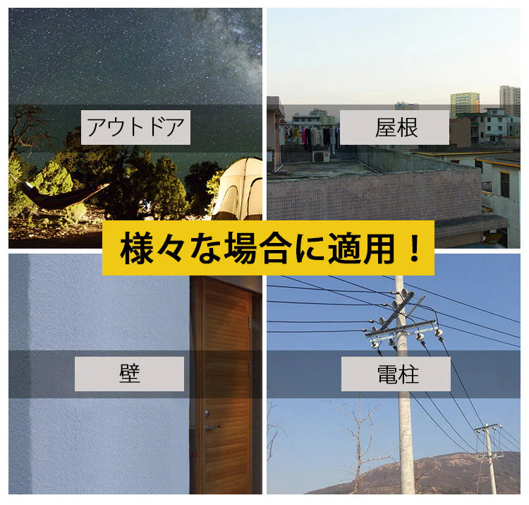 センサーライト ソーラー 明暗人感センサー レーダー探知 多面発(w003)