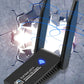 WiFi 無線LAN 子機 USB3.0 WIFIアダプター 1300Mbps 5dBi 2.4Ghz/5Ghz デュアルバンド 無線lanアダプタ 802.11AC 高速通信 Windows11/10/8.1/8/7/XP/Vista/Mac OS対応 PC/Desktop/Laptop 日本語説明書