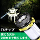 LED ランタン 懐中電灯 サーチライト   USB充電式 一台三役 防滴 キャンプ 登山 釣り 防災 停電 緊急 非常用 PSE認証 w031B(イエロー)