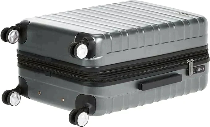 Amazonベーシック 訳あり スーツケース 69L プレミアムハード TSAロック内蔵 26インチ(68センチ) グレー
