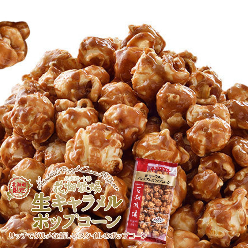 花畑牧場 生キャラメルプレミアムポップコーン 生キャラメル 100g 10個セット 送料無料 北海道産 お菓子 おやつ 手造り リッチ お土産 手土産 プレゼント 贈り物 お茶請け