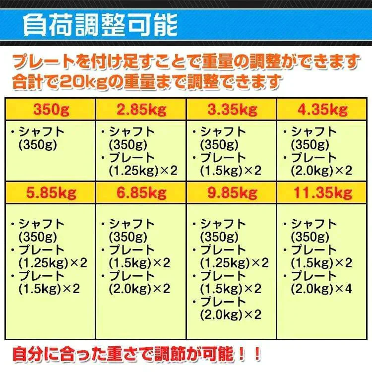 ダンベル 「レッド20kg」 バーベル 可変式 ダンベルセット 重量 重さ 調節 ロック 腕 筋力 ウェイト トレーニング 鉄アレイ シャフト 連結 運動不足 ジム 自宅 運動