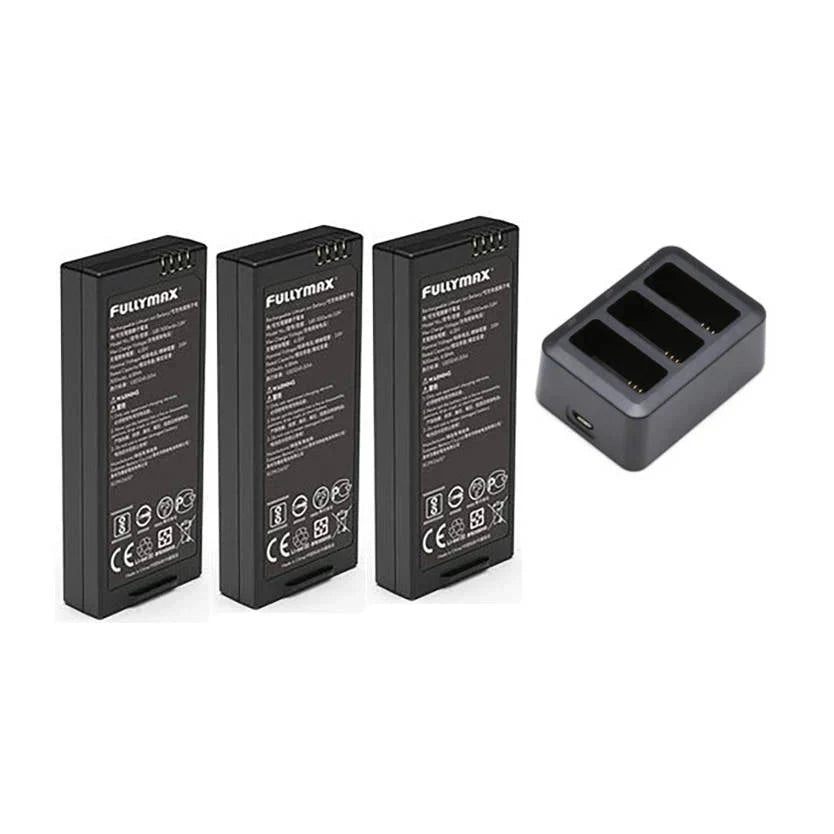 ドローン tello テロー バッテリー 3本 と 高速充電器1本 純正品 国内認証済み