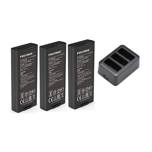 ドローン tello テロー バッテリー 3本 と 高速充電器1本 純正品 国内認証済み