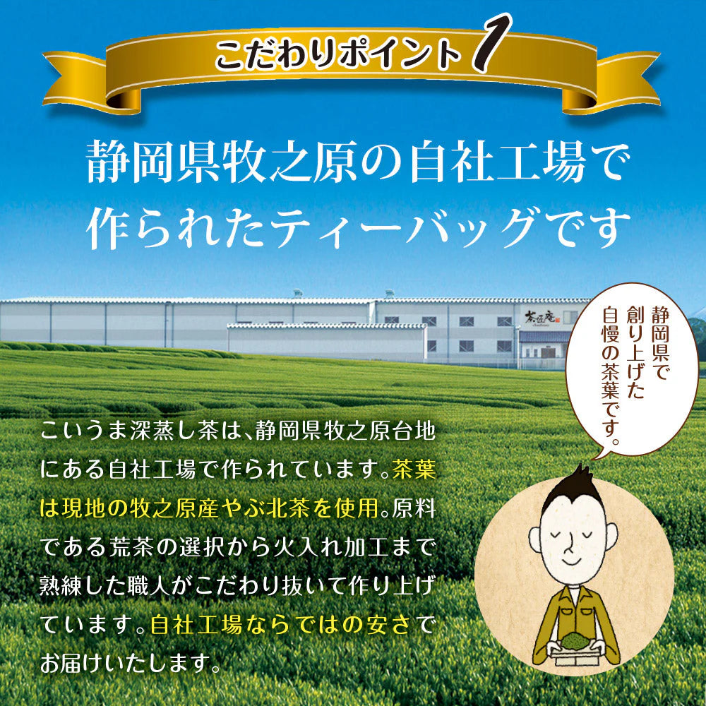 日本橋いなば園 こいうま深蒸し茶ティーバッグ ペットボトル用 3g×20包 ネコポス メール便送料無料 水だし 水出し茶 ギフト おくりもの 贈り物 プレゼント お礼 香典返し お礼 贈答 内祝い 母 手土産 贈物 煎茶 還暦祝い 茶匠庵 結婚祝い 誕生日