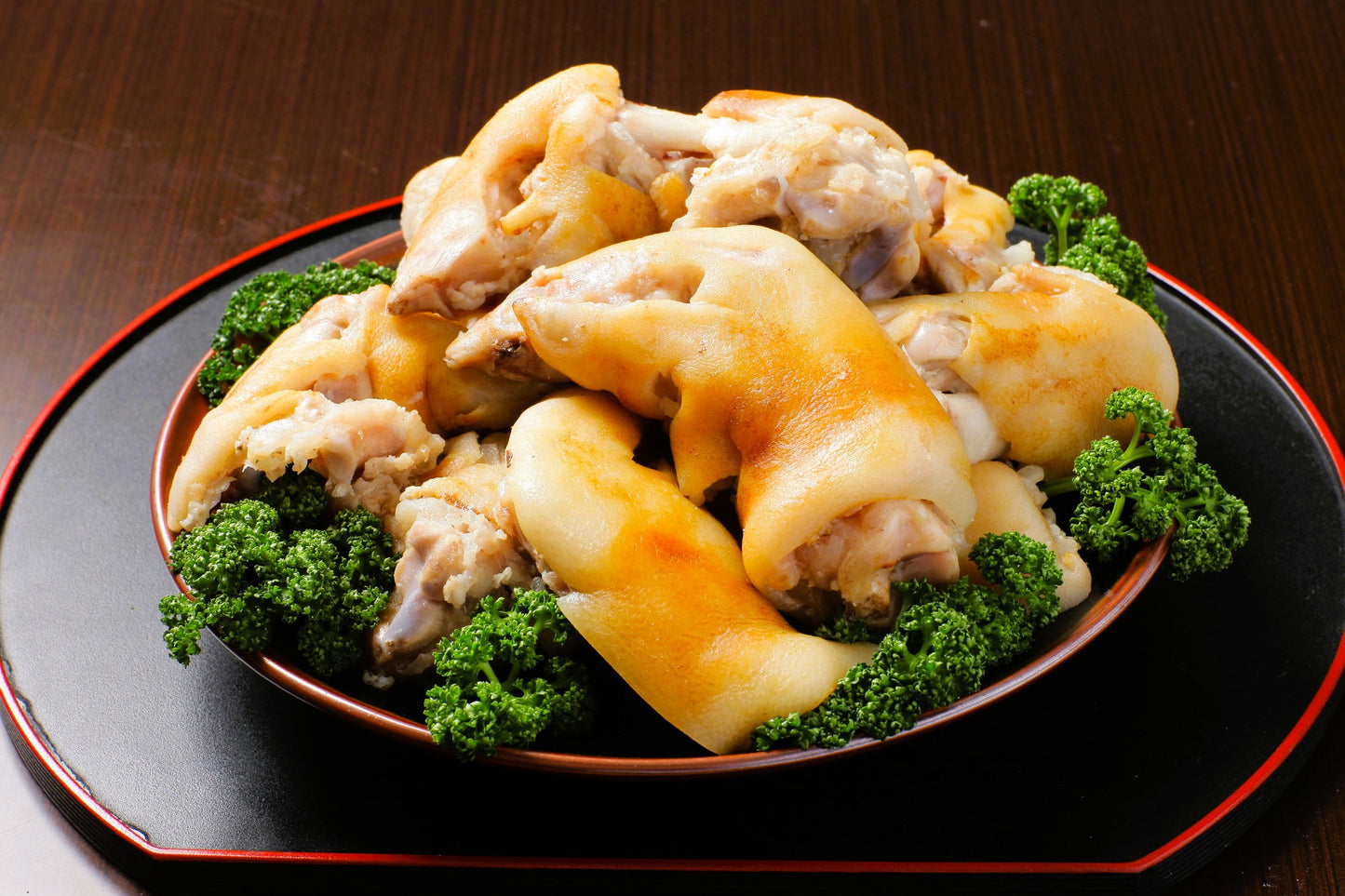 特製ポン酢付き！ぷるぷる国産焼き豚足　10本セット（130ｇ×10ｐ）　豚肉 ギフト 送料無料 国産 豚足 業務用 常温保存 コラーゲン お取り寄せ お取り寄せグルメ 北海道と沖縄を除き 【送料無料】