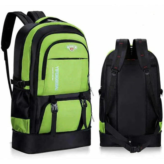 即納商品 バックパック メンズ レディース 大容量 50L リュックサック リュック 登山 拡張 撥水 多機能 出張 旅行 通勤 通学 防災 キャンプ用 ビジネスリュック 男女兼用 g83D(グリーン)