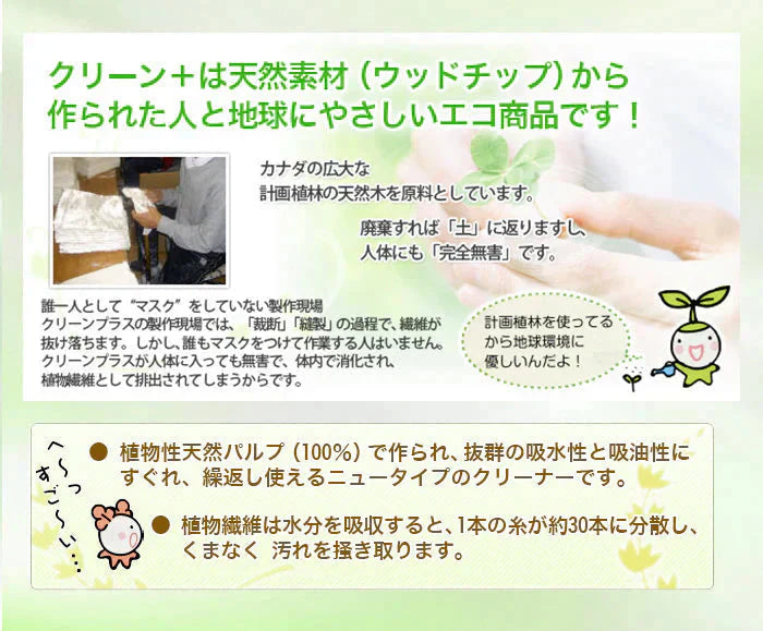 【洗剤不要！水だけで油汚れが落ちる魔法のふきん】クリーンプラス  5色セット 油汚れ クロス 台ふきん ふきん ダスター  油汚れ キッチン