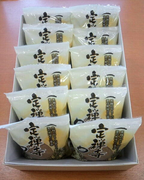 宮城県銘菓 定禅寺12個入【送料込み】【お届け不可地域：北海道・沖縄・離島】