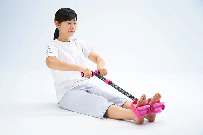 【ピンク】ウェスト ダイエット シェイプアップトレーナー 富士商 くびれ 痩せ 背筋 腹筋運動