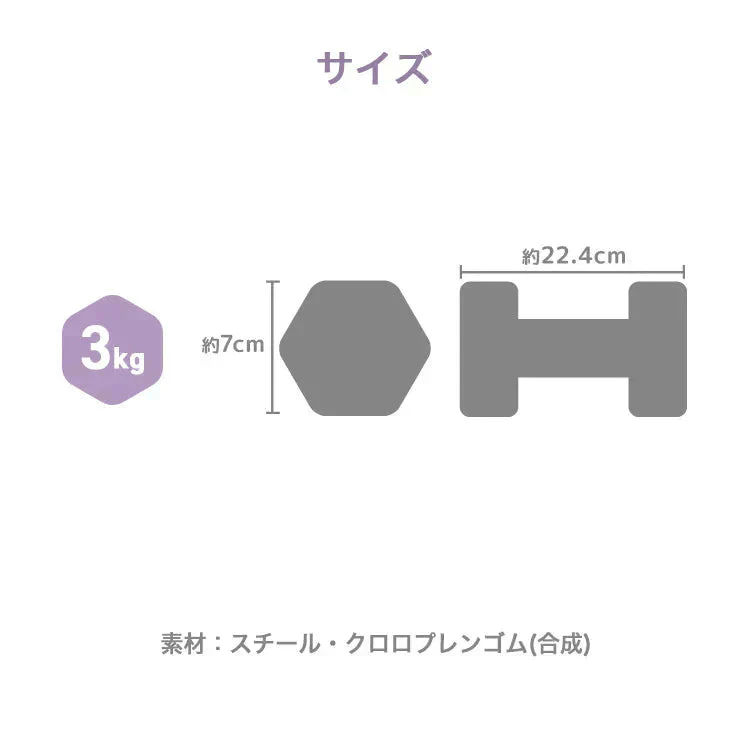【3kg 】【ブルー】ダンベル 2個セット カラーダンベル ダンベル コンパクト おしゃれ かわいい カラフルダンベル エクササイズ フィットネス シェイプアップ ダイエット スポーツ 筋トレ 筋力アップ インナーマッスル 男女兼用 男性 女性 自宅 セット