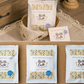 Bath Cafe (ギフトセットB) COFFEE SCRUB SOAP×1、COFFEE AROMA BATH SUGAR×1 バスカフェ ギフトケース入り コーヒー スクラブ石鹸 アロマ バスシュガー