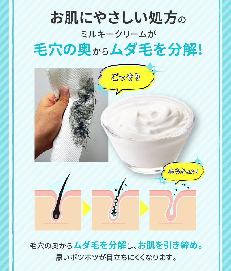 ココラビ ヘアリムーバークリーム【塗って拭くだけ　シトラスの香り　保湿　弾力　美容　医薬部外品　最新ヘアリムーバークリーム】