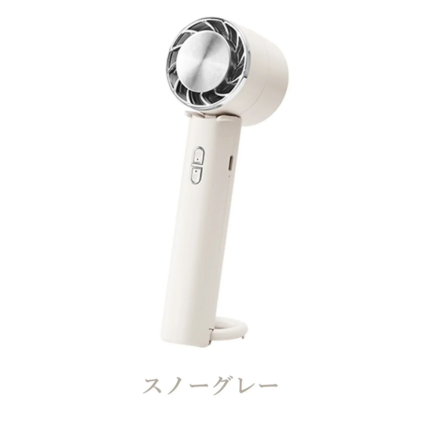 土日限定特価！【2024新型扇風機】＼スノーグレー 1台／ハンディファン 冷却プレート付き 折りたたみ 瞬間冷却 手持ち扇風機 充電式USB扇風機 静音 超軽量 手持ち 卓上扇風機 ミニ扇風機 小型扇風機 せんぷうき扇風機 猛暑対策 折り畳み 瞬間冷感